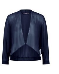 dunkelblaue Jacke von Vera Mont