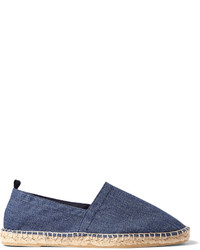 dunkelblaue Jeans Espadrilles
