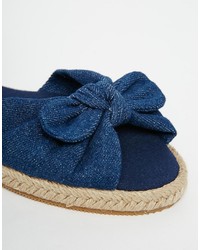 dunkelblaue Jeans Espadrilles von Asos