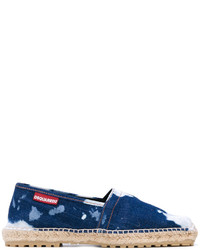 dunkelblaue Jeans Espadrilles von DSQUARED2