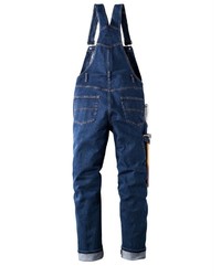 dunkelblaue Jeans Latzhose von MEN PLUS BY HAPPY SIZE