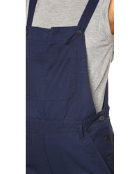 dunkelblaue Jeans Latzhose von Solid & Striped