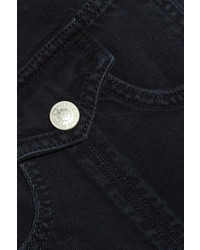 dunkelblaue Jeans Latzhose