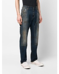 dunkelblaue Jeans mit Acid-Waschung von Represent