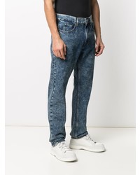 dunkelblaue Jeans mit Acid-Waschung von Isabel Marant