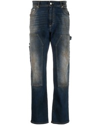 dunkelblaue Jeans mit Acid-Waschung von Represent