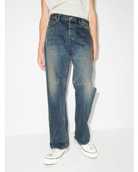 dunkelblaue Jeans mit Destroyed-Effekten von Chimala