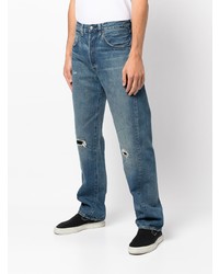 dunkelblaue Jeans mit Destroyed-Effekten von Levi's