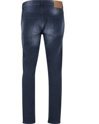 dunkelblaue Jeans mit Destroyed-Effekten von 2Y Premium