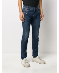 dunkelblaue Jeans mit Destroyed-Effekten von Dolce & Gabbana