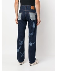 dunkelblaue Jeans mit Destroyed-Effekten von Levi's