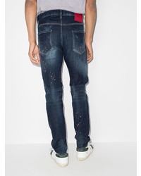 dunkelblaue Jeans mit Destroyed-Effekten von DSQUARED2