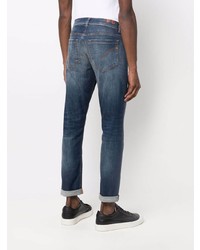 dunkelblaue Jeans mit Destroyed-Effekten von Dondup