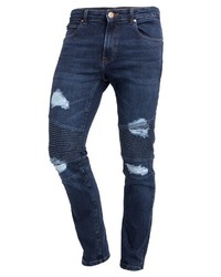 dunkelblaue Jeans mit Destroyed-Effekten von Crosshatch