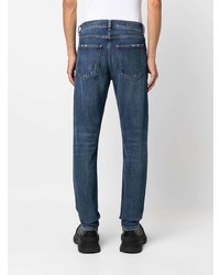 dunkelblaue Jeans mit Destroyed-Effekten von Diesel