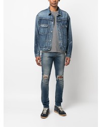 dunkelblaue Jeans mit Destroyed-Effekten von Represent