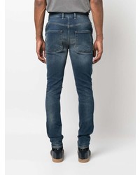 dunkelblaue Jeans mit Destroyed-Effekten von Represent