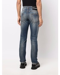 dunkelblaue Jeans mit Destroyed-Effekten von Just Cavalli