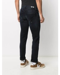 dunkelblaue Jeans mit Destroyed-Effekten von Dondup