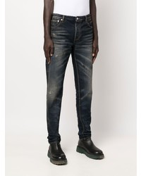 dunkelblaue Jeans mit Destroyed-Effekten von Roberto Cavalli