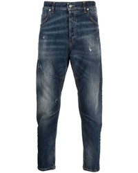 dunkelblaue Jeans mit Destroyed-Effekten von Dondup