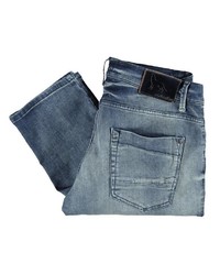 dunkelblaue Jeans mit Destroyed-Effekten von EMILIO ADANI