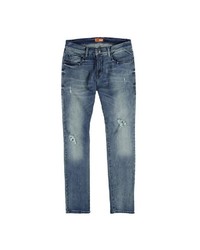 dunkelblaue Jeans mit Destroyed-Effekten von EMILIO ADANI