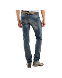 dunkelblaue Jeans mit Destroyed-Effekten von EMILIO ADANI