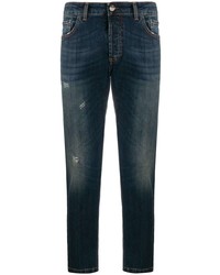 dunkelblaue Jeans mit Destroyed-Effekten von Entre Amis