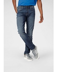 dunkelblaue Jeans mit Destroyed-Effekten von Esprit
