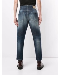 dunkelblaue Jeans mit Destroyed-Effekten von Emporio Armani