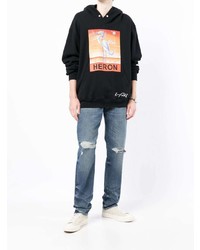 dunkelblaue Jeans mit Destroyed-Effekten von Represent