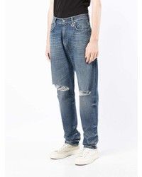 dunkelblaue Jeans mit Destroyed-Effekten von Represent