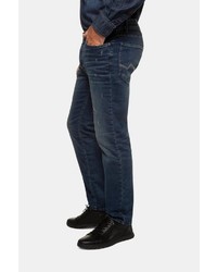 dunkelblaue Jeans mit Destroyed-Effekten von JP1880