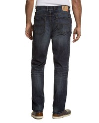dunkelblaue Jeans mit Destroyed-Effekten von JP1880