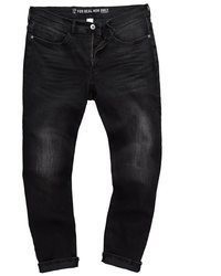 dunkelblaue Jeans mit Destroyed-Effekten von JP1880