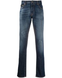 dunkelblaue Jeans mit Destroyed-Effekten von Just Cavalli