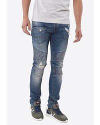dunkelblaue Jeans mit Destroyed-Effekten von Kaporal