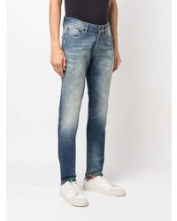 dunkelblaue Jeans mit Destroyed-Effekten von PT TORINO