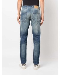 dunkelblaue Jeans mit Destroyed-Effekten von PT TORINO