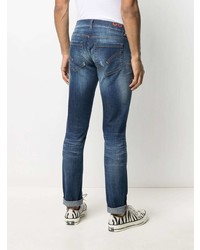 dunkelblaue Jeans mit Destroyed-Effekten von Dondup