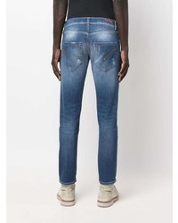 dunkelblaue Jeans mit Destroyed-Effekten von Dondup