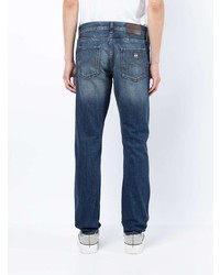 dunkelblaue Jeans mit Destroyed-Effekten von Armani Exchange