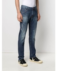 dunkelblaue Jeans mit Destroyed-Effekten von Hand Picked