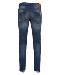 dunkelblaue Jeans mit Destroyed-Effekten von ONLY & SONS