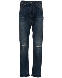 dunkelblaue Jeans mit Destroyed-Effekten von Polo Ralph Lauren