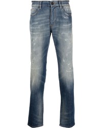 dunkelblaue Jeans mit Destroyed-Effekten von PT TORINO