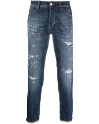 dunkelblaue Jeans mit Destroyed-Effekten von PT TORINO