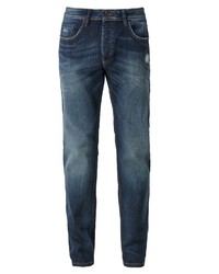 dunkelblaue Jeans mit Destroyed-Effekten von Q/S designed by