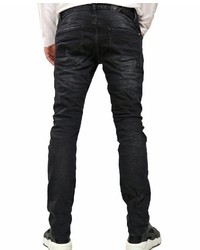 dunkelblaue Jeans mit Destroyed-Effekten von Redbridge